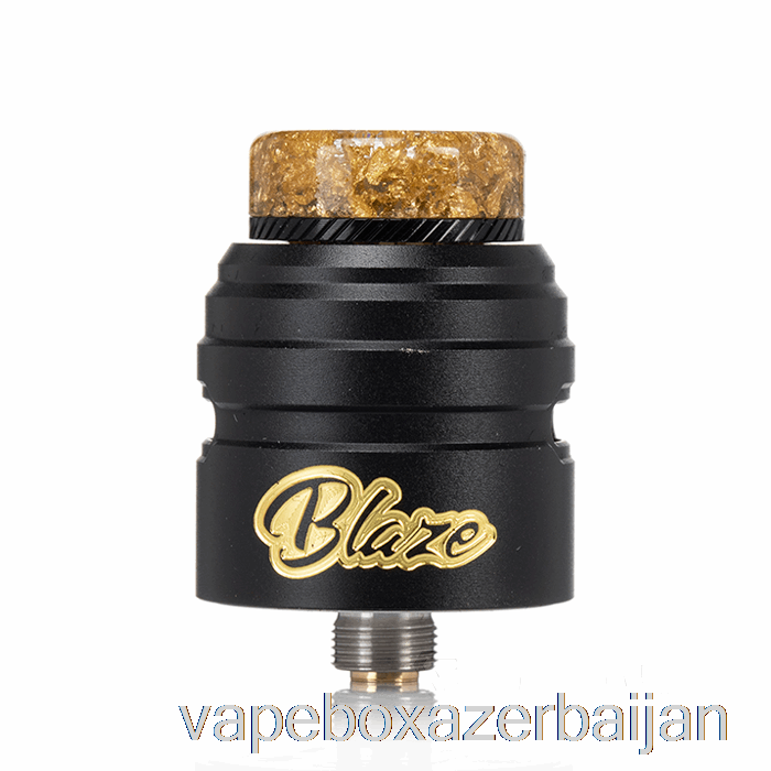 Vape Azerbaijan Thunderhead Creations Blaze Solo 24mm BF RDA Gold Black